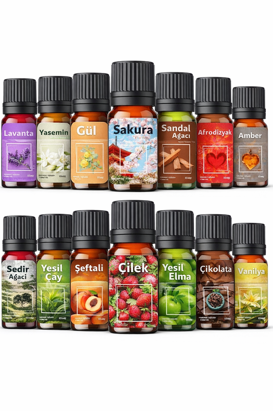 Premium Aromalı Esans Yağları